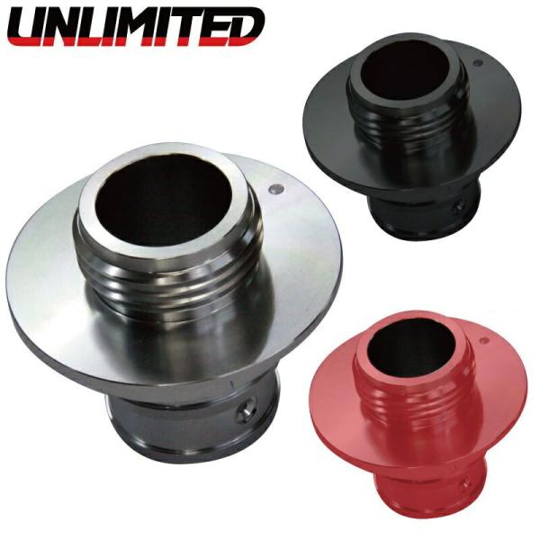 UNLIMITED アンリミテッド ビレットフューエルフィーラー 全3色 黒 シルバー 赤 水上バイ...