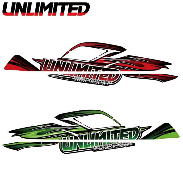 UNLIMITED アンリミテッド デカールキット Kawasaki SX-R1500 トランスフォ...