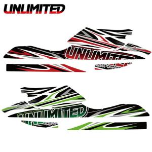 UNLIMITED アンリミテッド デカールキット 800SX-R トランスフォームフード用 ジェットスキー 水上バイク JETSKI PWC ULDK-800SXRTR｜jsptokai