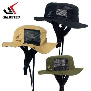 UNLIMITED アンリミテッド サーフハット メンズ レディース 帽子 ビーチハット 水に浮く フローティングハット ULH0402｜jsptokai