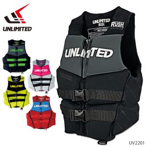 UNLIMITED アンリミテッド ライフジャケット 大人用 メンズ ジェットスキー ネオプレン 小型特殊 UV2201｜jsptokai