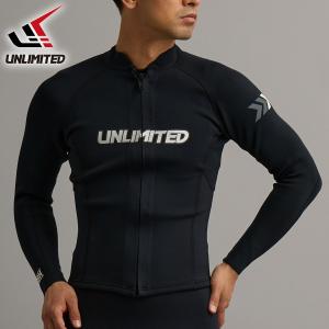 UNLIMITED アンリミテッド ウェットスーツ ジャケット 長袖 タッパー メンズ ジェットスキー PWC UWA2230｜jsptokai