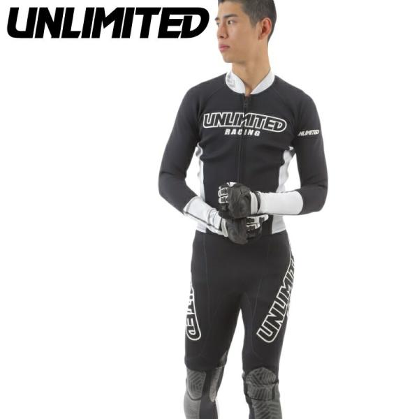 UNLIMITED アンリミテッド ウエットスーツ メンズ ジャケット ロングジョン 2点セット U...