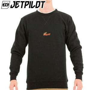 JETPILOT ジェットパイロット トレーナー メンズ スウェット 裏起毛 ブラック おしゃれ W18719｜jsptokai