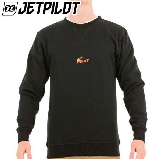 JETPILOT ジェットパイロット トレーナー メンズ スウェット 裏起毛 ブラック おしゃれ W...