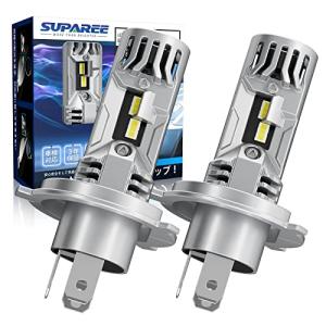 「2023年h4 led 爆光モデル」SUPAREE h4 ヘッドライト 車検対応 バイク/車用 16000lm 30W*2 Hi/Lo切替 6