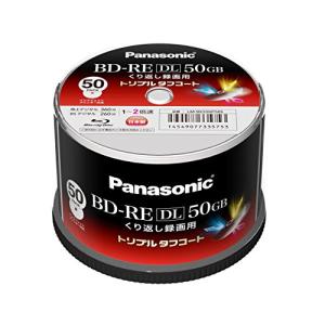 Panasonic 録画用2倍速 ブルーレイディスク片面2層50GB(書換型)スピンドル50枚