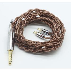 4.4mmアップグレードケーブル 2pinイヤホン交換ケーブル 2pin4.4mmリケーブル4芯単結晶銅ケーブル JSHiFi-Lion 2pin