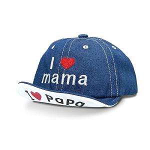 [N.M.JAPAN] [NMJ] ベビー 帽子 (43~50cm) 新生児 デニム生地で可愛い