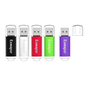 USBメモリ 3.0 32GB 5個セット Exmapor USBフラッシュドライブ