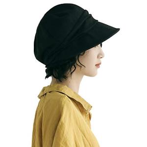 キャスケット レディース 帽子 夏 小顔効果