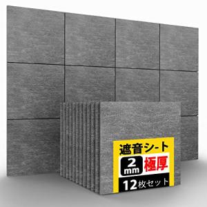 EVENREACH 遮音シート 厚さ2mm 12枚軟質 防音シート 防音材