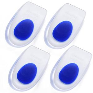 かかと クッション インソール かかと 2足セット 4枚入り メンズ：25.0〜28.0cm/レディース：22.5〜24.5