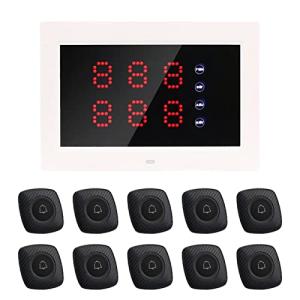 FLYDOG ワイヤレス呼び出しベル 飲食店 業務用スタッフ呼び出しベル ワイヤレスチャイム お客様のスタッフ呼び出しに 店舗 飲食店 介護施設