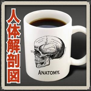 おもしろマグカップ 人体解剖  名入れ コーヒーカップ プレゼント おもしろ マグカップ｜jstoreinter