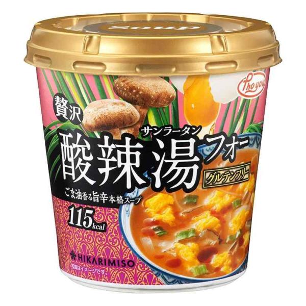 ひかり味噌 Phoyou贅沢酸辣湯フォーカップ 1食×6個