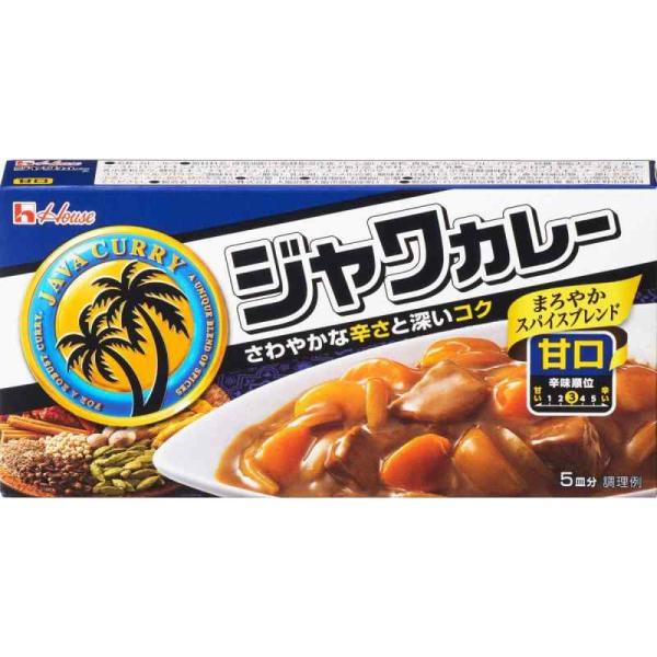 ハウス ジャワカレー 甘口 104g×5個