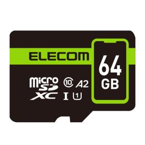 エレコム microSD 64GB UHS-I U1 90MB/s microSDXCカード データ復旧サービス2年付 MF-SP064GU11A2R｜jsukoyaka