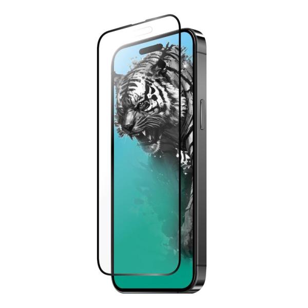 ルプラス(Leplus) iPhone 15 ガラスフィルム 「TIGER GLASS」 全面保護 ...