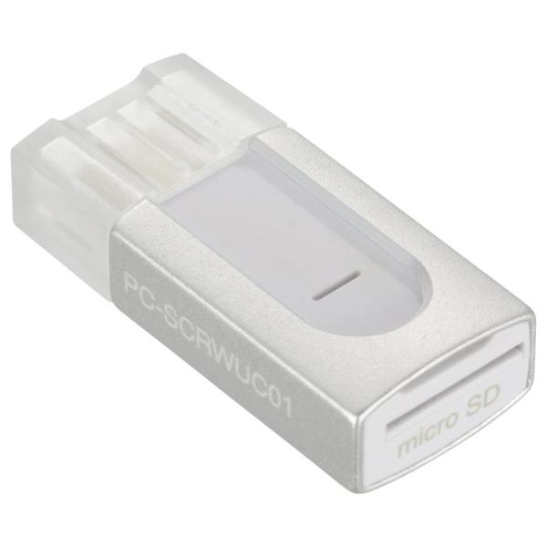 オーム電機 カードリーダー microSDカード専用 USB3.0