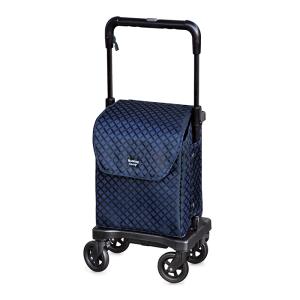 JTC CARE アルミワゴン MS 135 シルバーカー ブルー 座れるワゴン