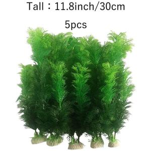 水槽用 人工水草 22 30cm 中 大型水草 レイアウト 水槽 オーナメント 水槽内装 アクアリウム 水槽 飾り 観賞魚 熱帯魚 金魚 爬