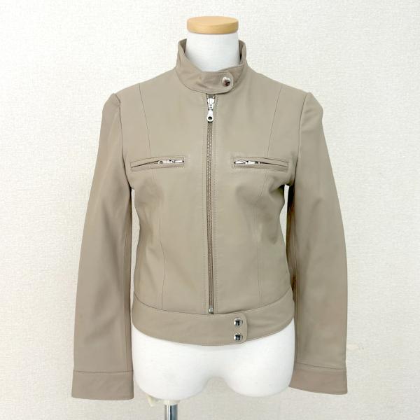 アウトレット 訳ありレザージャケット シングルライダー アウター 本革 本皮 革ジャン ラムレザー ...