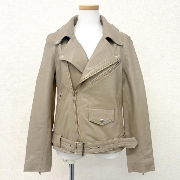 アウトレット 訳あり レザージャケット ライダースパーカー ダブルライダース アウター 本革 革ジャ...