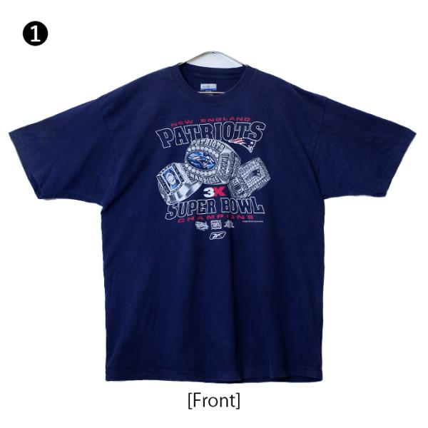 NFL ニューイングランド・ペイトリオッツは3度のスーパーボウルチャンピオン！ プリントTシャツ メ...