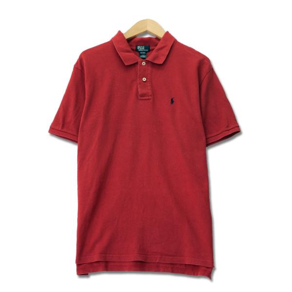 ポロラルフローレン ユーズド ポロシャツ Polo by Ralph Lauren レッド メンズ ...