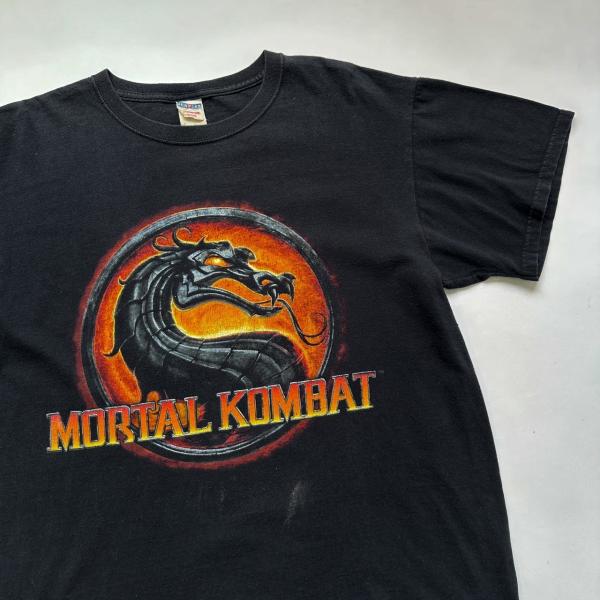 中古 モータルコンバット Mortal Kombat ゲーム キャラクター 格ゲー ロゴ プリント ...