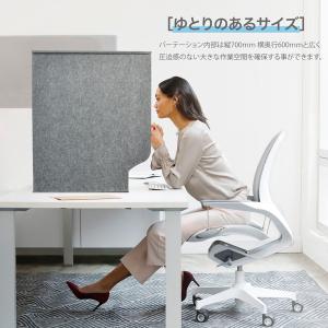 デスク パーテーション ブースLEDスポットラ...の詳細画像2