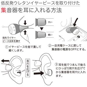 低反発ウレタン製 イヤーピース 福耳 ちい彩音...の詳細画像3