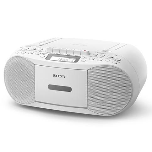 [展示品、外箱欠品] SONY コンパクトCDラジカセ CFD-S70-WC(ホワイト)