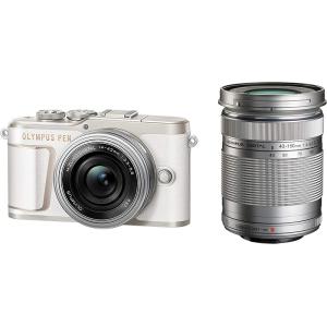 [展示品] OLYMPUS PEN E-PL10 EZダブルズームキット ホワイト