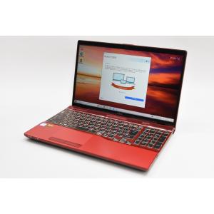 中古 ノートパソコン FUJITSU LIFEBOOK AH  FMVA53B3RZ ガーネットレッド