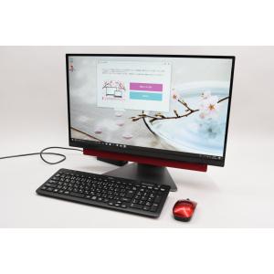 中古 デスクトップ NEC LAVIE Desk All-in-one PC-DA770KAR-J メタルレッド