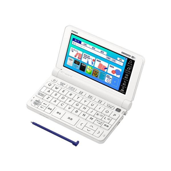 [展示品]CASIO XD-SX4910WE ホワイト 電子辞書 Ex-word 高校生モデル