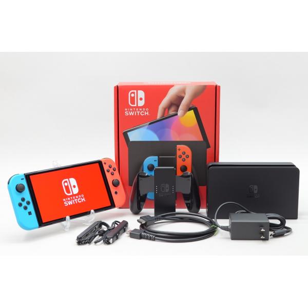 [中古]Nintendo Switch 有機ELモデル 2021 [Joy-Con(L)ネオンブルー...