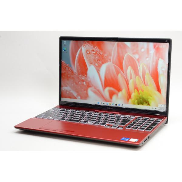 [中古]FUJITSU LIFEBOOK AH AH53/F3 FMVA53F3RZ ガーネットレッ...