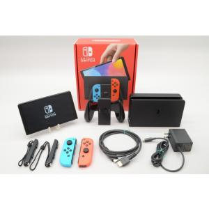 [中古]Nintendo Switch 有機ELモデル 2021 [Joy-Con(L)ネオンブルー/(R)ネオンレッド] HEG-S-KABAA