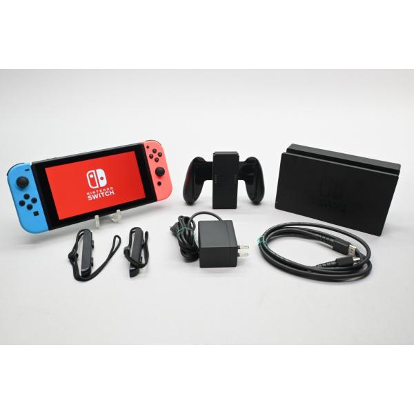 [中古]Nintendo Switch ネオンブルー・ネオンレッド HAD-S-KABAA
