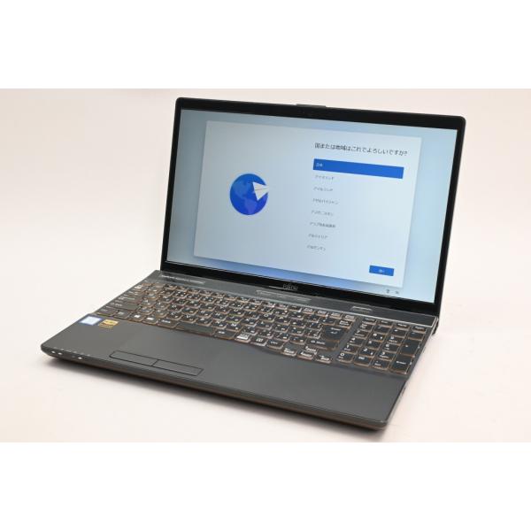 [中古]FUJITSU LIFEBOOK AH AH53/C2 FMVA53C2BZ ブライトブラッ...
