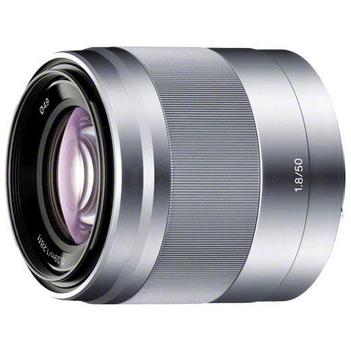 -新品- SONY E 50mm F1.8 OSS SEL50F18(シルバー)