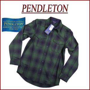 PENDLETON（ペンドルトン） オンブレチェック 長袖 オープンカラー