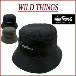 WILD THINGS ワイルドシングス ロゴプリント 無地 バケットハット WT19035Y｜jtwoshop