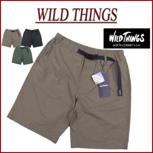 WILD THINGS ワイルドシングス CAMP SHORTS サプレックス ナイロン キャンプ ショーツ WT21017PA｜jtwoshop