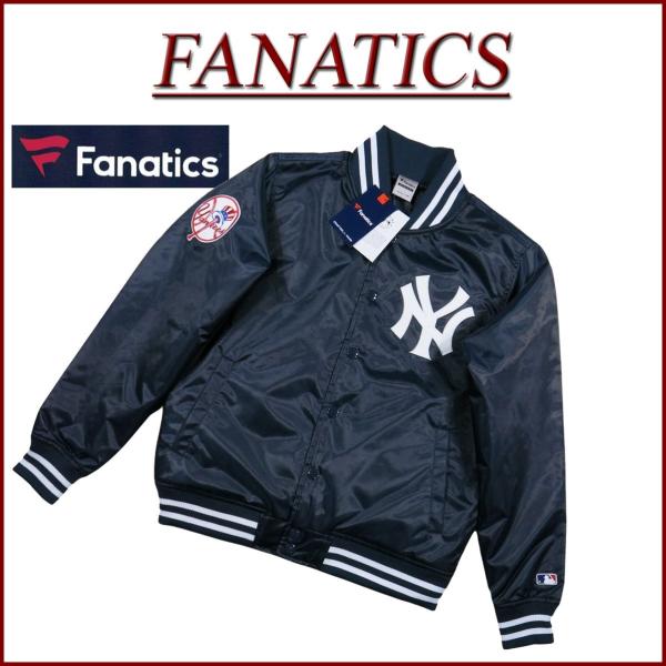 FANATICS ファナティクス 当店別注 ニューヨーク ヤンキース サテン スタジャン メンズ M...