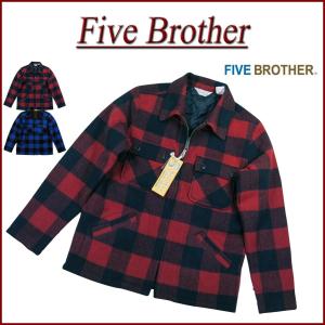FIVE BROTHER(ファイブブラザー)150801 ブロックチェック ジップ