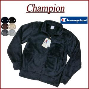 Champion チャンピオン ワンポイント刺繍 シェルパフリース ジップジャケット C3-L616